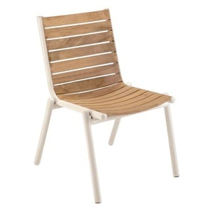 Vlaemynck, Pilotis Stapelbarer Stuhl / Teakholz - Vlaemynck holz natur en holz, Stapelbarer Stuhl Pilotis holz natur / Teakholz - Vlaemynck holz natur en holz
