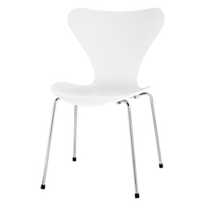 Fritz Hansen, Série 7 Stapelbarer Stuhl Esche - Fritz Hansen weiß en holz, Stapelbarer Stuhl Série 7 holz weiß Esche - Fritz Hansen weiß en holz