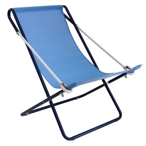 Emu, Vetta Liege / zusammenklappbar - 2 Positionen - Emu blau en textil, Klappbare, schrägstellbare Loungeliege Vetta metall blau / zusammenklappbar - 2 Positionen - Emu blau en metall