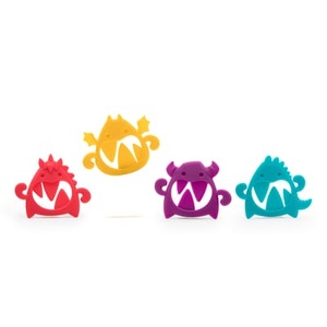 Pa Design, PRESENTA-TELLER Sock Monsters plastikmaterial bunt / 8er-Set - Pa Design bunt en plastikmaterial, PRESENTA-TELLER Sock Monsters plastikmaterial bunt / 8er-Set - Pa Design bunt en plastikmaterial