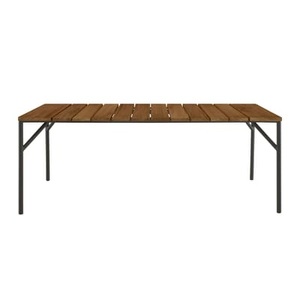 Cinna, Lapel rechteckiger Tisch / 200 x 90 cm - Teakholz - Cinna holz natur en holz, rechteckiger Tisch Lapel holz natur / 200 x 90 cm - Teakholz - Cinna holz natur en holz