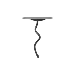 ferm living, Regal Curvature metall schwarz / Wandtisch - L 30 x T 25 cm - Ferm Living schwarz en metall, Regal Curvature metall schwarz / Wandtisch - L 30 x T 25 cm - Ferm Living schwarz en metall