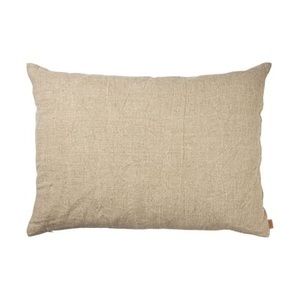 ferm living, Kissen Heavy Large textil beige / 100% Leinen - 80 x 60 cm - Ferm Living beige en textil, Kissen Heavy Large textil beige / 100% Leinen - 80 x 60 cm - Ferm Living beige en textil