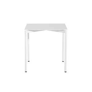 Petite Friture, Fromme quadratischer Tisch / Aluminium - 70 x 70 cm - Petite Friture weiß en metall, quadratischer Tisch Fromme metall weiß / Aluminium - 70 x 70 cm - Petite Friture weiß en metall