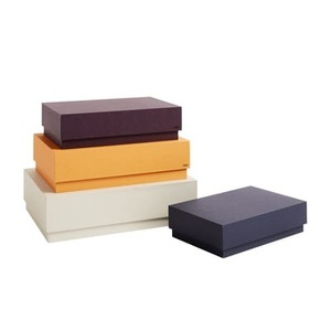 Hay, Hay-Box Box Set Of 4, Warm Sand, Schachtel Desktop papierfaser bunt / 4er-Set - L 32 cm - Hay bunt en papierfaser