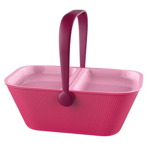 A di Alessi, PetNic Korb - A di Alessi rosa en plastikmaterial, Korb PetNic plastikmaterial rosa - Alessi rosa en plastikmaterial