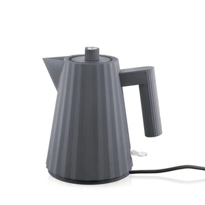 ALESSI, Plissé Wasserkocher / 1 L - Alessi grau en plastikmaterial, Wasserkocher Plissé plastikmaterial grau / 1 L - Alessi grau en plastikmaterial