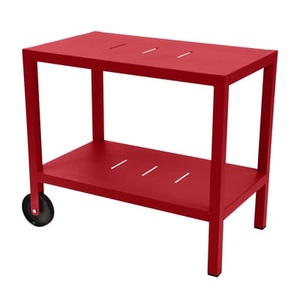 Fermob, Quiberon Ablage / Grillablage - Fermob rot en metall, Ablage Quiberon metall rot / Grillablage - Fermob rot en metall