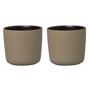 Marimekko, Oiva Kaffeetasse / Ohne Henkel - 2er-Set - Marimekko beige en keramik, Kaffeetasse Oiva keramik beige / Ohne Henkel - 2er-Set - Marimekko beige en keramik