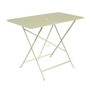 Fermob, Bistro Klapptisch / 97 x 57 cm - für 4 Personen - mit Sonnenschirmloch - Fermob grün en metall, Klapptisch Bistro metall grün / 97 x 57 cm - für 4 Personen - mit Sonnenschirmloch - Fermob grün en metall