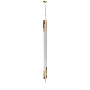 DCW éditions, ORG Vertical Medium Pendelleuchte / LED - H 160 cm / Glas - DCW éditions weiß en glas, Pendelleuchte ORG Vertical Medium glas weiß / LED - H 160 cm / Glas - DCW éditions weiß en glas