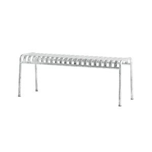 Hay, Palissade Bank / L 120 cm - R u. E Bouroullec - Hay grau/metall en metall, Bank Palissade grau metall / L 120 cm - R u. E Bouroullec - Hay metall en metall
