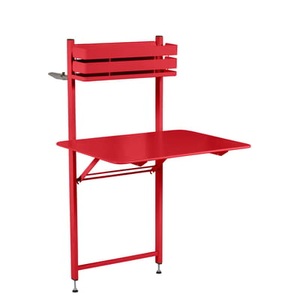 Fermob, Balcon Bistro Klapptisch / Klappbar - 77 x 64 cm - Fermob rot en metall, Klapptisch Balcon Bistro metall rot / Klappbar - 77 x 64 cm - Fermob rot en metall