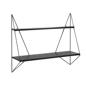 Serax, Serax-Butterfly Ledge, Schwarz, Regal Butterfly Simple metall holz schwarz / L 75 cm x H 64 cm - Serax schwarz en holz