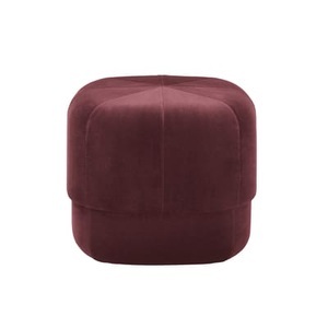 Normann Copenhagen, Normann Copenhagen Circus Pouf, Sitzkissen Circus Small textil rot / Couchtisch - klein - Ø 46 cm - Normann Copenhagen rot en textil