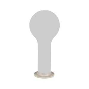 Fermob, Socle aimanté / Für die drahtlose Aplô LED Lampe - Fermob grau en metall, Magnetischer Sockel metall grau / Für die drahtlose Aplô LED Lampe - Fermob grau en metall
