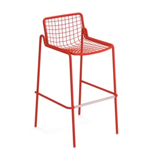Emu, Rio R50 Stapelbarer Barhocker / H 74 cm - Metall - Emu rot en metall, Stapelbarer Barhocker Rio R50 metall rot / H 74 cm - Metall - Emu rot en metall