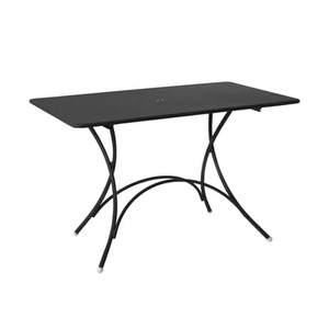 Emu, Pigalle Klapptisch / Metall - 120 x 76 cm - Emu grau/schwarz/metall en metall, Klapptisch Pigalle grau schwarz metall / Metall - 120 x 76 cm - Emu metall en metall