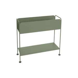 Fermob, Picolino Blumenkasten / Staumöbel - Metall / L 66 x H 63 cm - Fermob grün en metall, Übertopf Picolino metall grün / Staumöbel - Metall / L 66 x H 63 cm - Fermob grün en metall