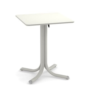 Emu, System Klapptisch / 60 x 60 cm - Emu weiß en metall, Klapptisch System metall weiß / 60 x 60 cm - Emu weiß en metall