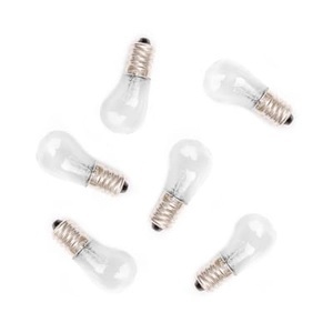 Seletti, Luminaire LED-Glühbirne E14 / 6er-Set - Seletti weiß en glas, LED-Glühbirne E14 Luminaire glas weiß / 6er-Set - Seletti weiß en glas