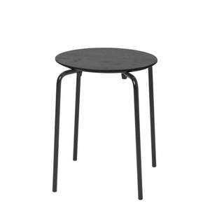 ferm living, Herman Stappelbarer Hocker / Holz & Metall - Ferm Living schwarz en holz, Stappelbarer Hocker Herman holz schwarz / Holz & Metall - Ferm Living schwarz en holz