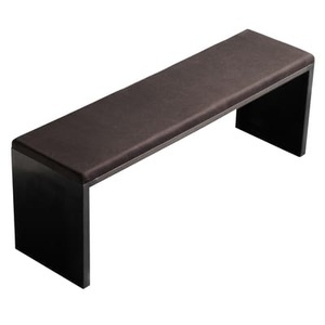 Zeus, Irony Pad Bank - Zeus schwarz en metall/leder, Bank Irony Pad metall leder schwarz - Zeus schwarz en leder