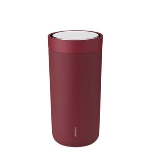 STELTON, Stelton - Thermosflasche To-Go Click - Bordeaux, Thermobecher To Go Click STEEL metall rot / Stahl - 40 cl - Stelton rot en metall