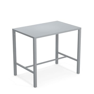 Emu, Nova hoher Tisch / 120 x 80 cm x H 105 cm - Stahl - Emu grau en metall, hoher Tisch Nova metall grau / 120 x 80 cm x H 105 cm - Stahl - Emu grau en metall
