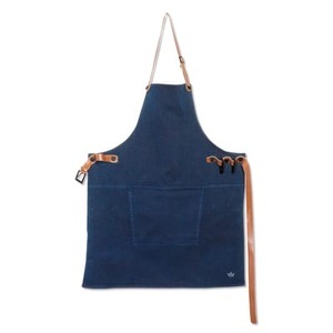 DUTCHDELUXES, Küchenschürze Grillen / Denim - Dutchdeluxes blau en textil, Küchenschürze textil blau Grillen / Denim - Dutchdeluxes blau en textil