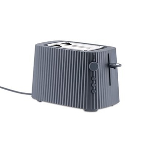 ALESSI, Toaster Plissé plastikmaterial grau / 2 Scheiben - 850 W - Alessi grau en plastikmaterial, Toaster Plissé plastikmaterial grau / 2 Scheiben - 850 W - Alessi grau en plastikmaterial