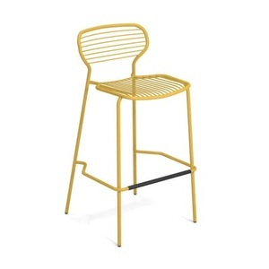 Emu, Apero Stapelbarer Barhocker / H 75 cm - Stahl - Emu gelb en metall, Stapelbarer Barhocker Apero metall gelb / H 75 cm - Stahl - Emu gelb en metall