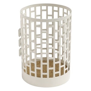 Hay, Topf metall weiß beige / für Wandorganizer Pinorama - Hay weiß en metall, Topf metall weiß beige / für Wandorganizer Pinorama - Hay beige en metall