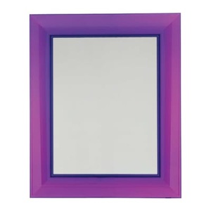 KARTELL, Kartell François Ghost Wandspiegel, Wandspiegel Francois Ghost plastikmaterial violett Groß - 88 x 111 cm - Kartell violett en plastikmaterial