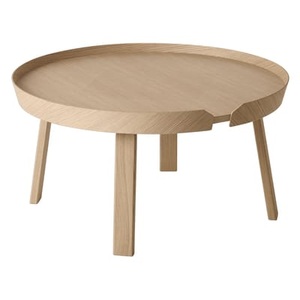 Muuto, Around Couchtisch Groß Ø 72 cm x H 37,5 cm - Muuto holz natur en holz, Couchtisch Around Large holz natur Groß Ø 72 cm x H 37,5 cm - Muuto holz natur en holz