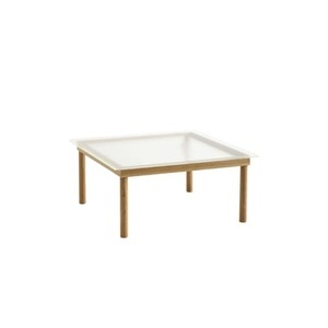 Hay, Kofi Couchtisch / 80 x 80 cm - Glas & Holz - Hay holz natur en glas, Couchtisch Kofi glas holz natur / 80 x 80 cm - Glas & Holz - Hay holz natur en glas