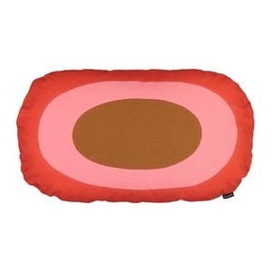 Marimekko, Melooni Bodenkissen / Kleines Modell - 70 x 47 cm - Marimekko rot/braun en textil, Bodenkissen Melooni textil rot braun / Kleines Modell - 70 x 47 cm - Marimekko braun en textil