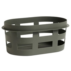Hay, Hay-Laundry Basket S, Wäschekorb plastikmaterial grün klein / Kunststoff - 57 x 37 x H 24 cm - Hay grün en plastikmaterial