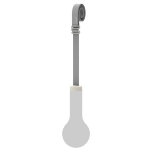 Fermob, Accessoire / Aufhängungsgurt für die drahtlose Aplô LED Lampe - Fermob grau en plastikmaterial, Armlehne plastikmaterial grau / Aufhängungsgurt für die drahtlose Aplô LED Lampe - Fermob grau en plastikmaterial