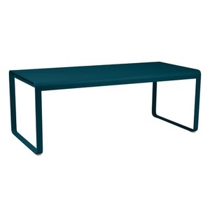 Fermob, Bellevie rechteckiger Tisch / L 196 cm - für 8 bis 10 Personen - Fermob blau en metall, rechteckiger Tisch Bellevie metall blau / L 196 cm - für 8 bis 10 Personen - Fermob blau en metall