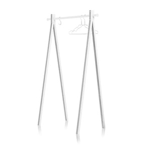 Nomess, Kleiderständer Dress-up holz weiß / L 120 cm - Nomess weiß en holz, Kleiderständer Dress-up holz weiß / L 120 cm - Nomess weiß en holz
