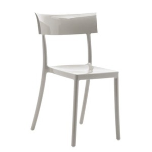 KARTELL, Kartell Catwalk Stuhl grau, Stapelbarer Stuhl Generic Catwalk plastikmaterial grau / Polykarbonat - Kartell grau en plastikmaterial