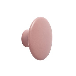 Muuto, The Dots Ceramic Wandhaken / Small - Ø 9 - Muuto rosa en keramik, Wandhaken The Dots Ceramic keramik rosa / Small - Ø 9 - Muuto rosa en keramik