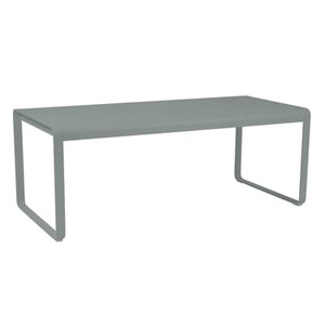 Fermob, Bellevie rechteckiger Tisch / 196 x 90 cm - 8 bis 10 Personen -/ Metall - Fermob en, rechteckiger Tisch Bellevie metall grau / 196 x 90 cm - 8 bis 10 Personen -/ Metall - Fermob en
