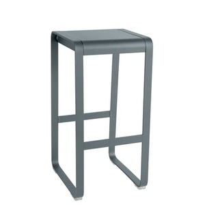 Fermob, Bellevie Barhocker / H 75 cm - Aluminium - Fermob grau en metall, Barhocker Bellevie metall grau / H 75 cm - Aluminium - Fermob grau en metall