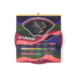 Papier tigre, Papier Tigre - Drehscheibe aus Karton Paarungen von Wein und Speisen The Cellermann - Multicolor, Guide Le Caviste papierfaser bunt / Harmonie von Essen und Weinen & nach Geschmack geordnete Weine - Papier Tigre bunt en papierfaser
