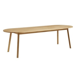 Hay, Triangle Ovaler Tisch / 250 x 85 cm - Hay beige en holz, Ovaler Tisch Triangle holz beige / 250 x 85 cm - Hay beige en holz