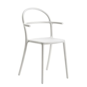 KARTELL, Kartell-Generic C Stuhl, Weiss, Stapelbarer Sessel Generic C plastikmaterial weiß / Polypropylen - Kartell weiß en plastikmaterial