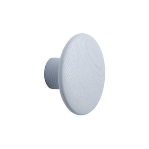 Muuto, The Dots Wood Wandhaken / Small - / Ø 9 cm - Muuto blau en holz, Wandhaken The Dots Wood holz blau / Small - / Ø 9 cm - Muuto blau en holz