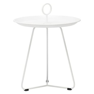 Houe, Houe Eyelet Beistelltisch, Couchtisch Eyelet Small metall weiß / Ø 45 cm x H 46,5 cm - Houe weiß en metall